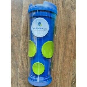 Vintage Drug Rep Plastic Travel Mug CYMBALTA Pharmaceutical Thermal Coffee To Go